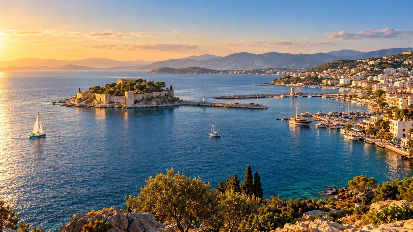 Kuşadası ve Ege Denizi kıyısı